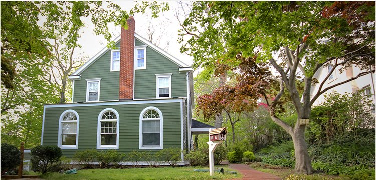 green james hardie siding color